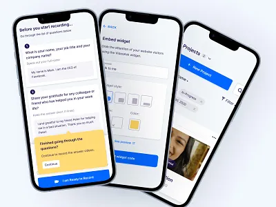 Video Widget app design illustration mobile app ui ui design video widget