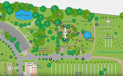Map Design Example by Mobiddiction custom map design expert design custom map design maps gis maps map design visitor maps wayfinding