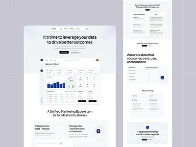 Redesign & Webflow Development for Nodus.io animation development fintech landing page outcrowd redesign saas scroll animation scroll design ui ux web design webflow website