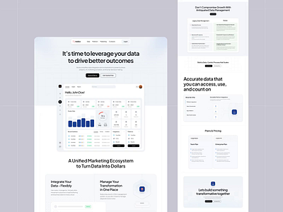 Redesign & Webflow Development for Nodus.io animation development fintech landing page outcrowd redesign saas scroll animation scroll design ui ux web design webflow website