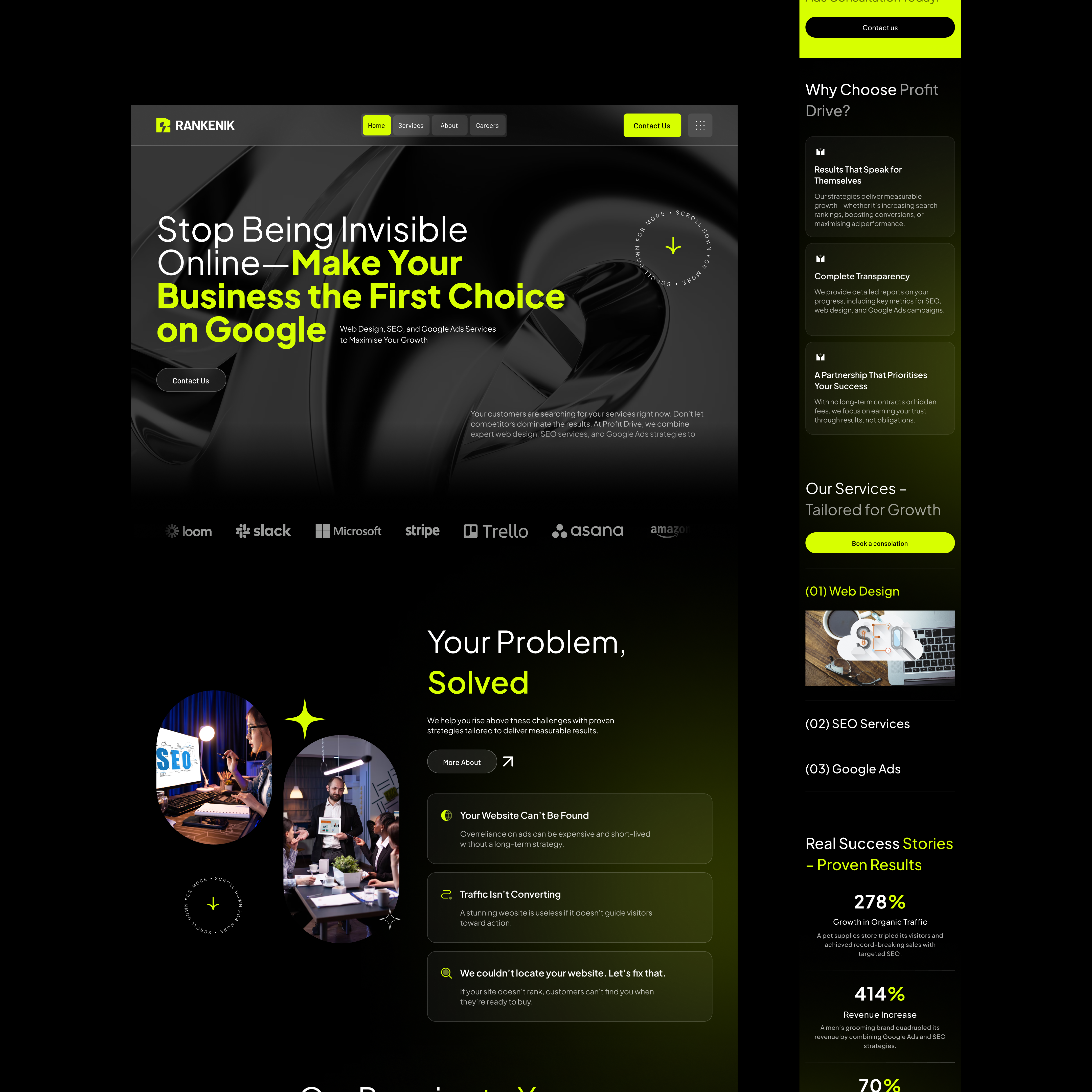 Example of Startup Website Design & Development
