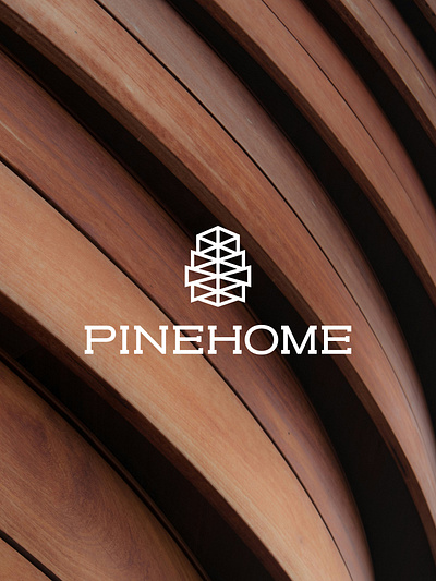 PineHome brand design branding logo logo design wordmark