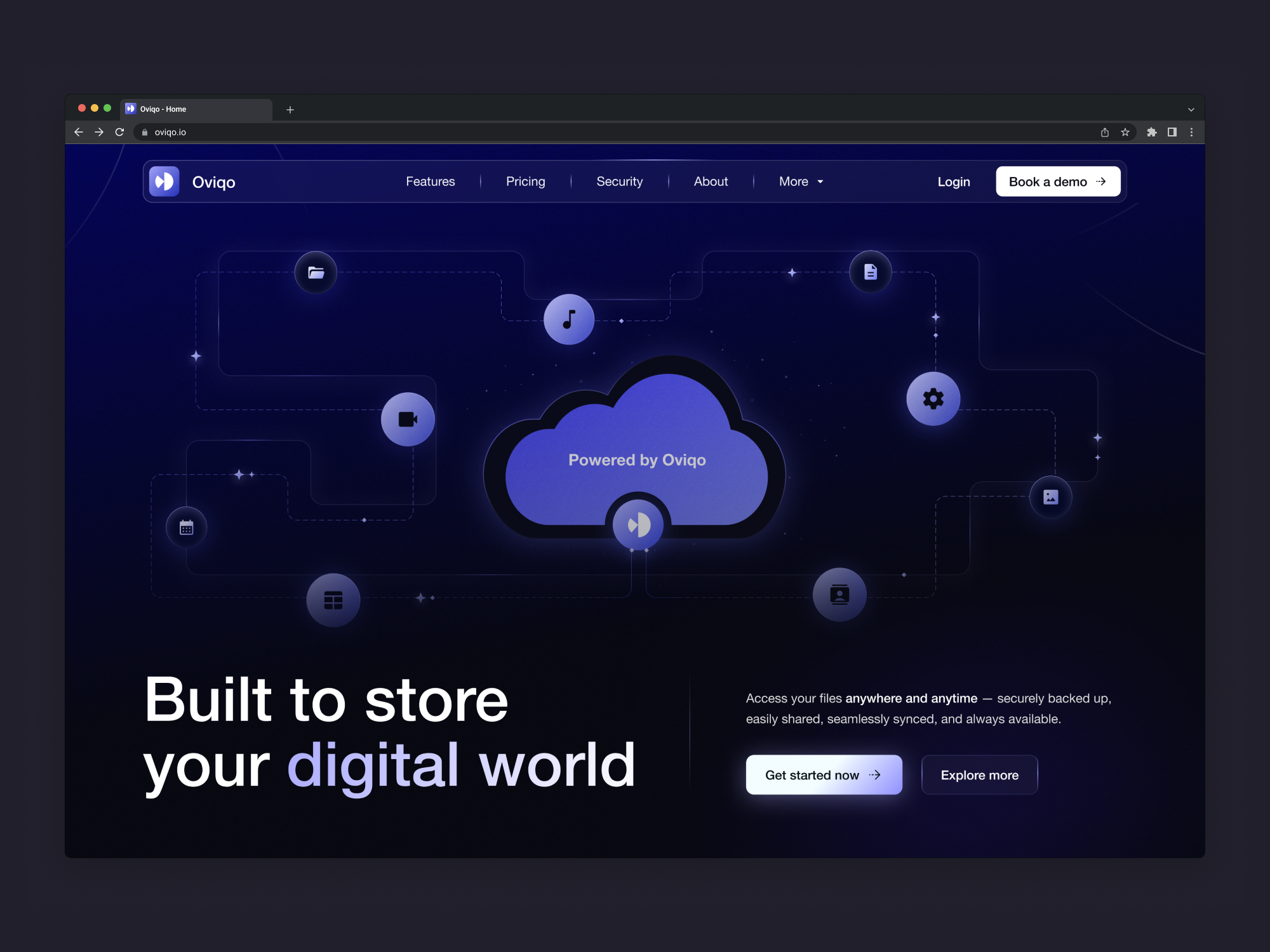 Example of Hero Section Concept