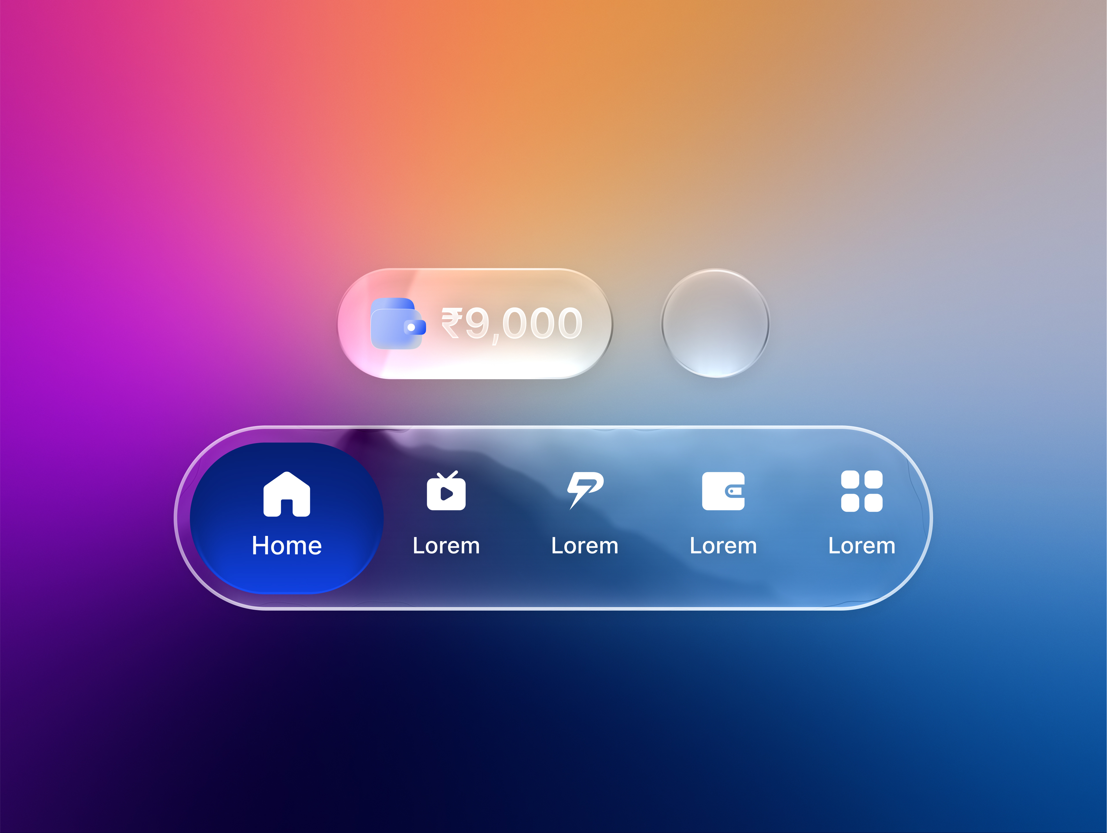 Liquid UI made in Figma glass glassmorphism liquid ui ui