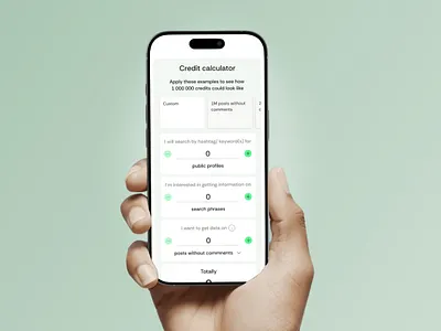 Credit calculator UI design caclulator design ecommerce ui ecommerce website design illustration mobile ui design ui ui design ui ux designer ux ux ui design website website design website redesign website ui design