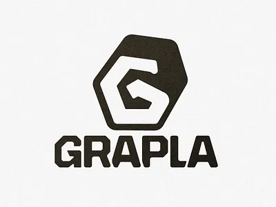 Grapla Logo app app logo bjj blocky brand branding brandname clean graphic design icon jiu jitsu judo logo logo design logo inspiration martial arts minimal mma simple sports