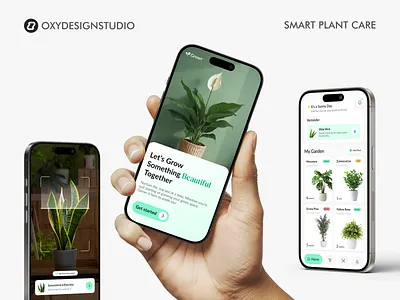 Smart Plant Care App app design application mobile app plant ui ui design uiux user experience user interface ux