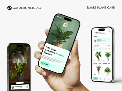 Smart Plant Care App app design application mobile app plant ui ui design uiux user experience user interface ux