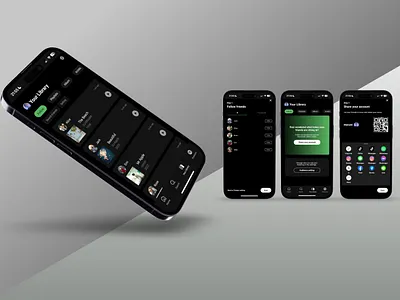 Spotify Case Study UI app musicapp prorotype ui