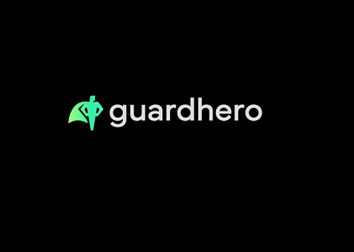 guard hero antivirus branding design firewall guard hero logo logo design logo designer logotype minimal protection safety save security super