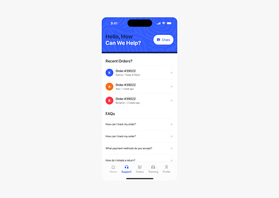 Customer Support Ui design ui ui design ux ux design