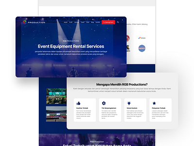 RGB Productions - Exporter Indonesia's event equipment rental We branding design ui ux