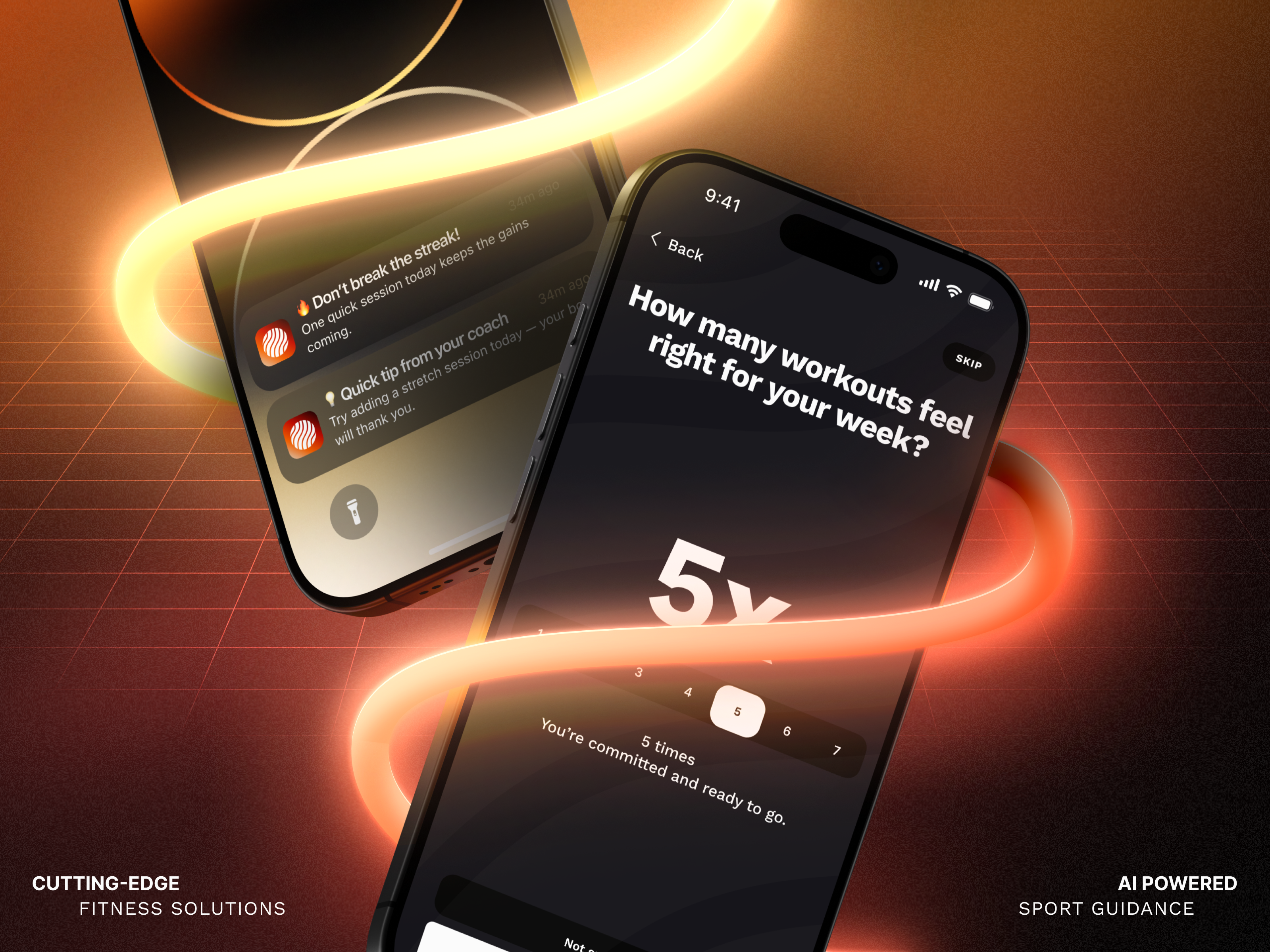 Example of PowerPeak – Fitness Mobile App Design