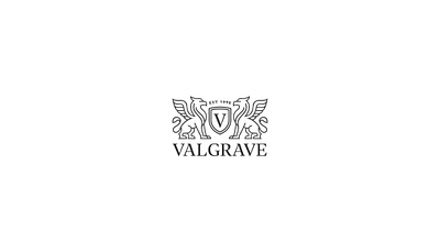 Royal heraldic logo for premium construction brand brand graphic design logo logofolio logotype vector