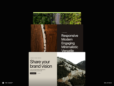For:Human — Webflow Template design figma figma template jitter template web design webflow webflow template