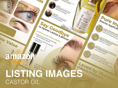 Listing images, Amazon, Castor oil, Adobe Photoshop a content amazon amazon a amazon content amazon ebc amazon listing design graphic design illustration ui