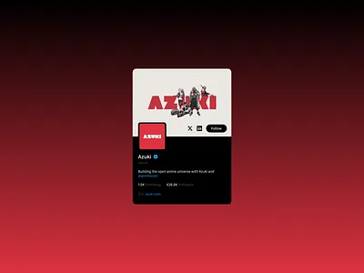 X Profile Widgets crypto design illustration ui ux