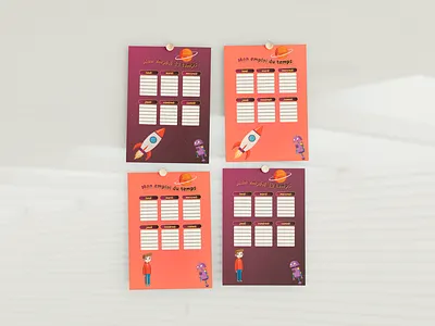 Weekly School Planner backtoschool colorfuldesign creativeillustration educationaldesign graphic design illustration playfulcharacters printabledesign printdesign schoolplanner teachertools vibrantcolors