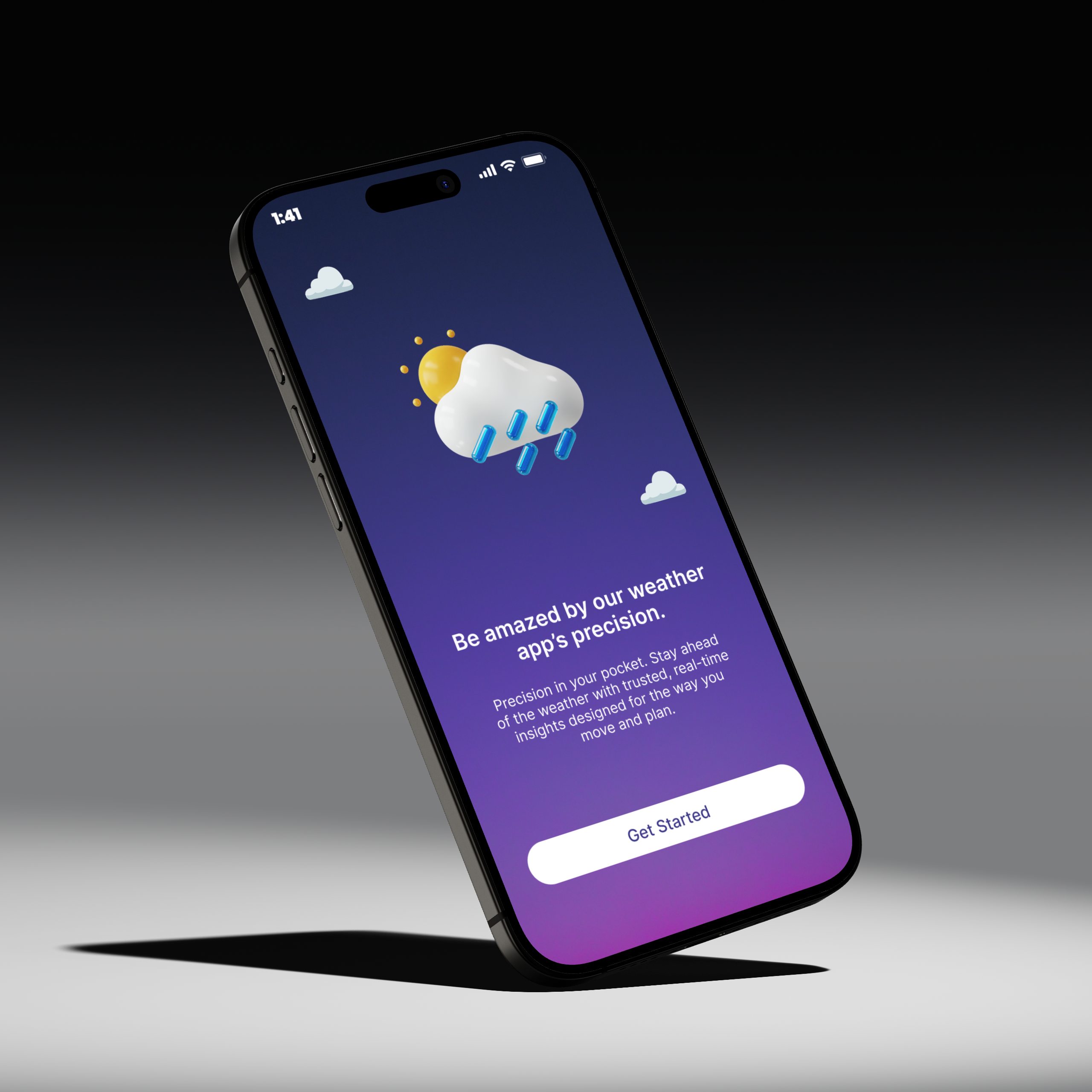 ClimaSync – Case Study casestudy figma high fidelity mockups mobile app design ui weather app