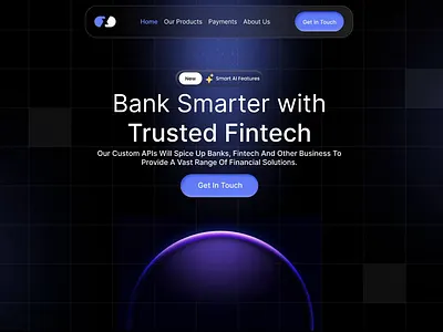 Bank Smarter with Trusted Fintech design ui ui design uidesign uiux ux
