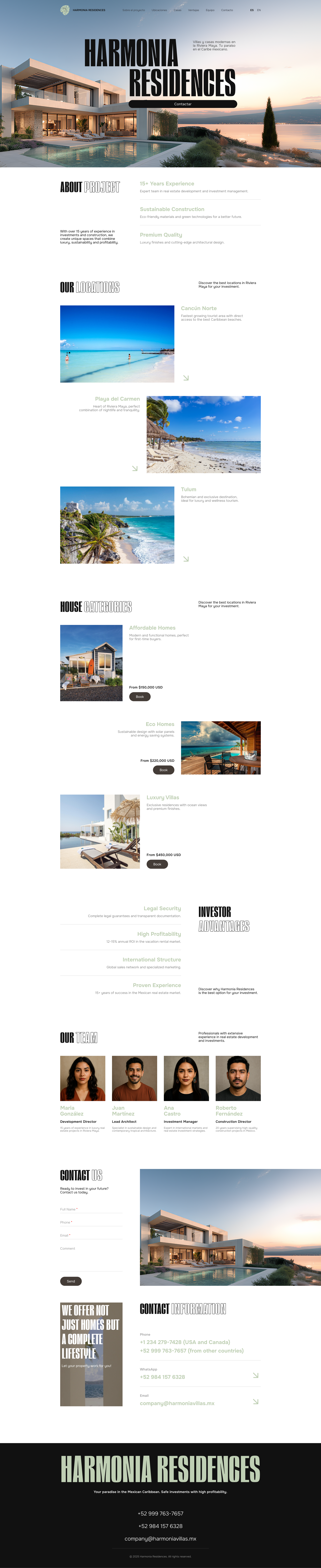 Harmonia residences dailyinspiration design figma ui ux web design