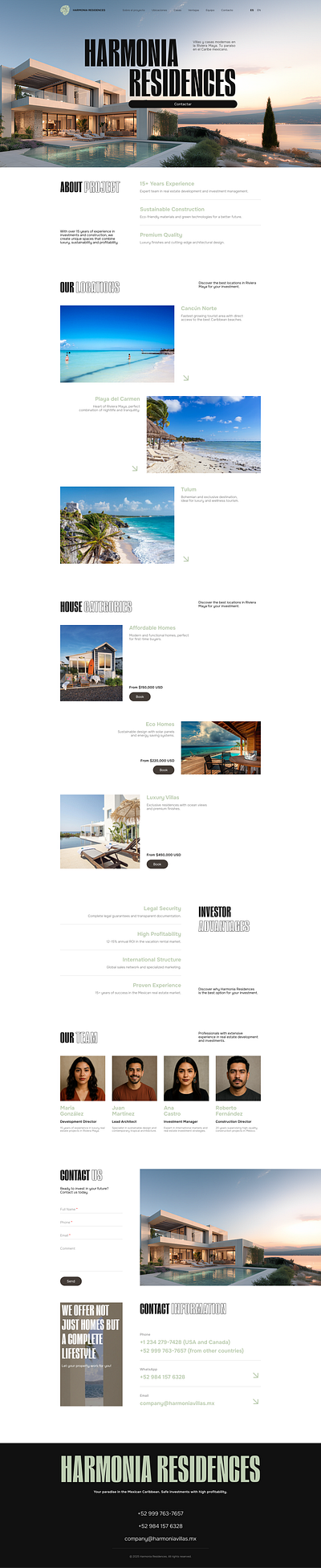 Harmonia residences dailyinspiration design figma ui ux web design