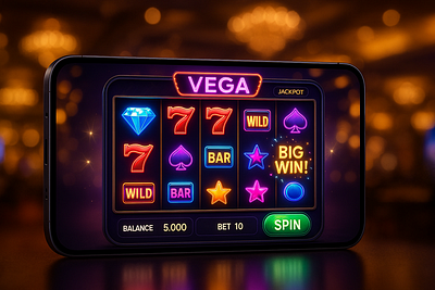 Vega Slot - UI designs of the all devices. application branding design graphic design landingpage ui