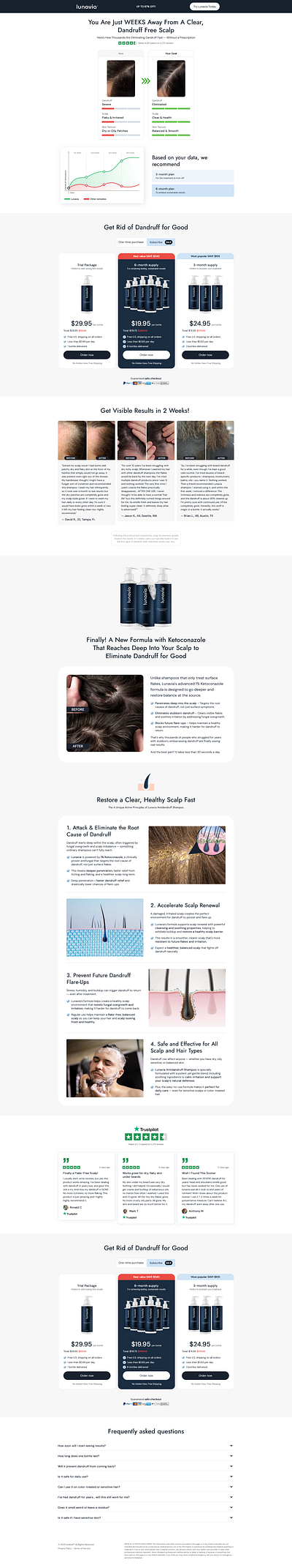 Shampoo - Funnelish clone funnelish design designing funnel figma funnelish figma to funnelish funnel funnelbuilder funnelish landing page product page sales funnel sales page