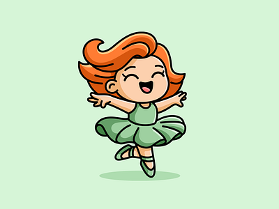 Little Ballerina Avatar adorable alfrey davilla avatar ballerina ballet cartoon avatar character chibi avatar cute avatar cute mascot dancing girl avatar illustration joyful kids little girl mascot outfit tutu vaneltia