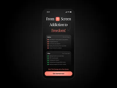 Bible Focus App - Before & After Compare Screen UI Design after app before bible christians design figma focus graphic design mobile product design ui ui design ux design