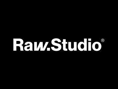 Raw Photography Studio bold brand design brand identity branding icon identity design logo logo design logo typography logo wordmark logotype mark minimal modern photographer photography raw symbol visual identity wordmark
