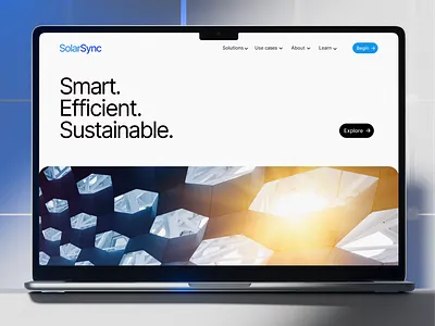 SolarSync | UI/UX & Website Development dubai nodejs react solar ui ui design uiux user interface web development website development