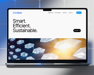 SolarSync | UI/UX & Website Development dubai nodejs react solar ui ui design uiux user interface web development website development