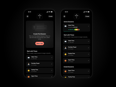 Bible Focus App - Home Screen UI Design app bible christians design figma focus home screen mobile product design ui ui design ux design