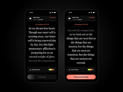 Bible Focus App - Pray Detail Screen UI Design app bible christians design detail figma mobile pray product design ui ui design ux design