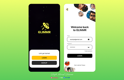 Login screen apps figma login screen uiux