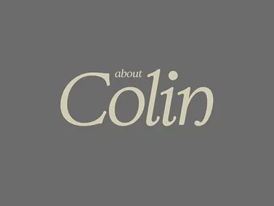 Colin: Brand Identity Wordmark about colin brand identity branding branding design design elegant elegant design graphic design grey logo logo design logotype logotype design minimalist typo typography visual identity