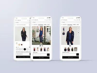 Evara | Ecommerce Application Development app development branding design dubai ecommerce app nodejs react software development ui ui design uiux user interface web application
