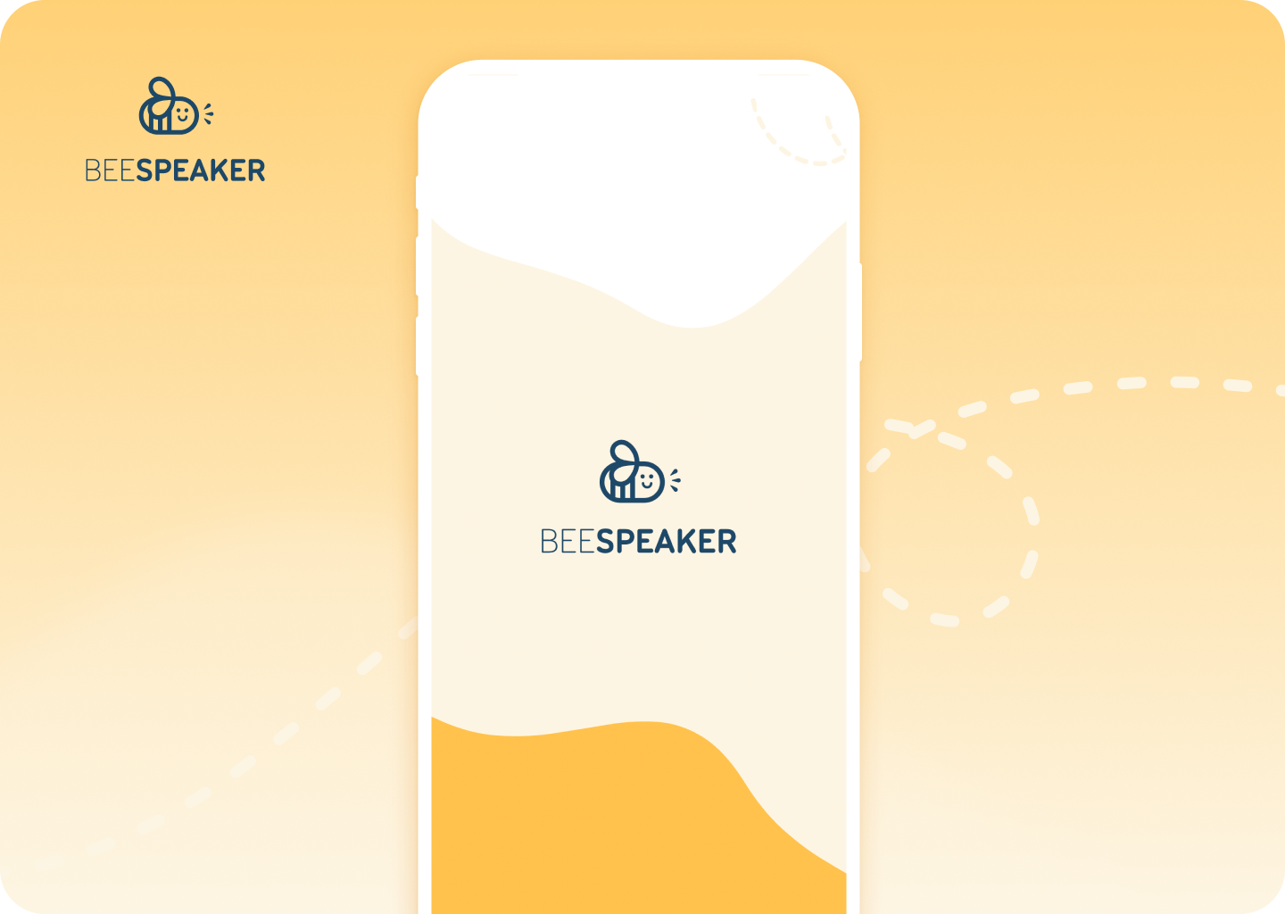 🐝 BEESPEAKER - Learn English with AI ai beespeaker education graphic design language learn tutor ui ux