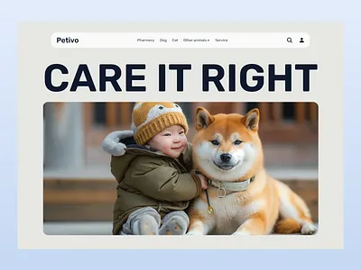 Pet Care SaaS – A Warm, Trustworthy Experience design figma illustration pet care landing page pet care saas landing saas saas design ui design user centric user experience uxui