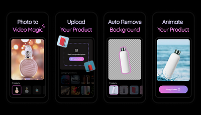 AI Photo App - App Store Screenshots Design ai app app store design figma graphic design mobile photo screenshot ui ui design