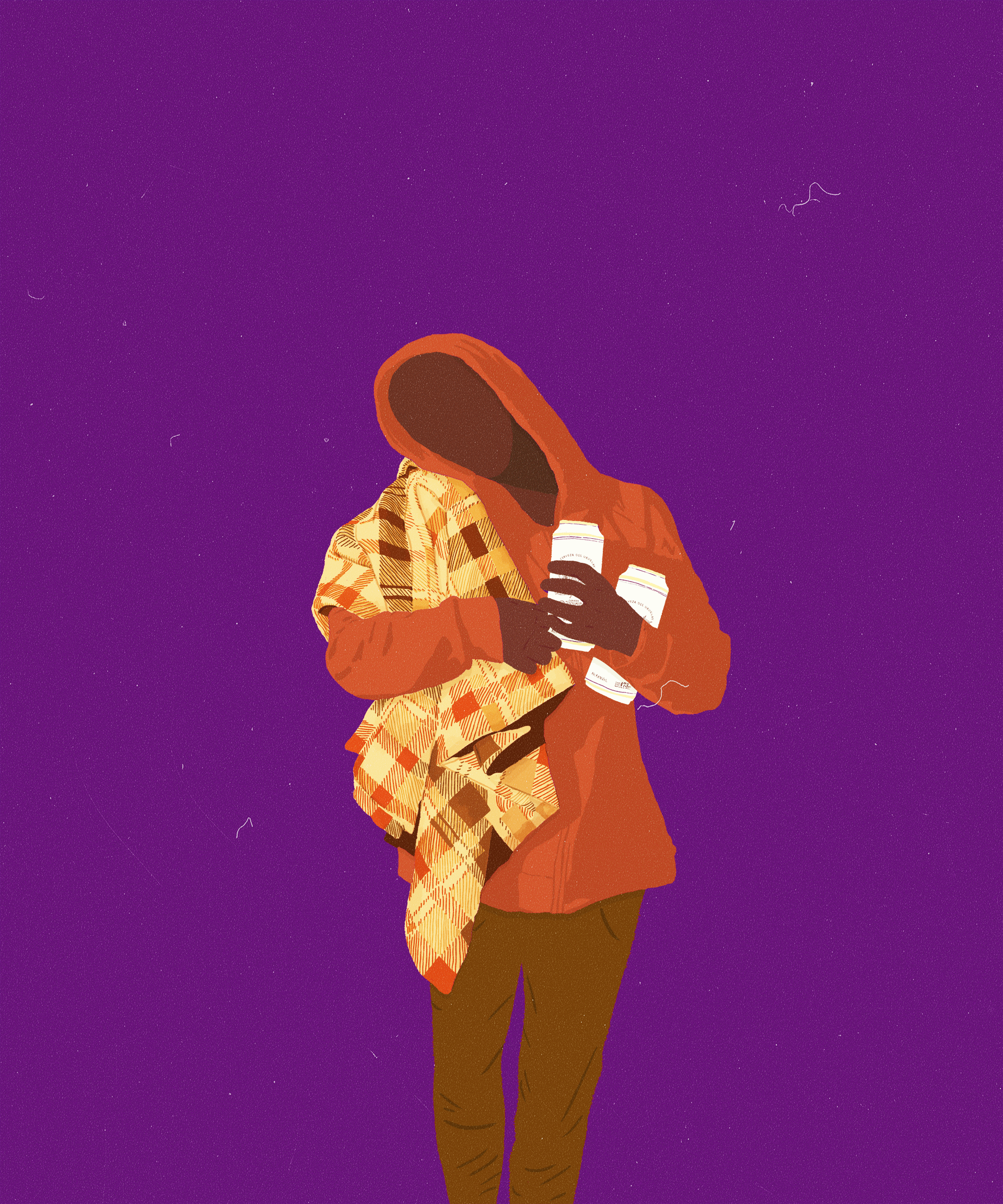 Me, Myself and I beer body clarice lispector digital gay human ilustration introspección introspection lesbian non binary painting planista portrait queer