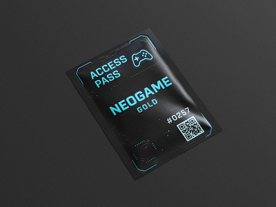 NeoGame Gold - NFT Pass 3d animation app bitcoin blockchain branding crypto design graphic design illustration logo motion graphics nft nftart nftgame sss typography ui ux vector
