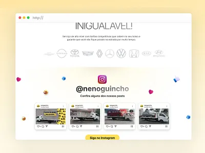 seção instagram redesign em figma everson mayer figma oxygen builder redesign site web webmaster