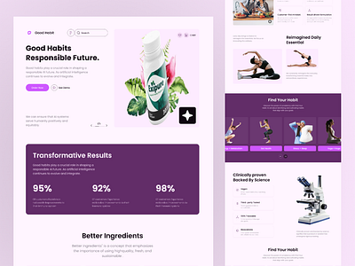 Herbal Ecommerce Landingpage UI Design ayurveda cleanbeauty ecommerce website greenremedy healingwithherbs herbal beauty products herbal medicine herbal supplements herbal teas herbalbrand herbalmedicine herbalskincare holistichealth naturalhealing naturecure organicliving plantbased uiux web design website design