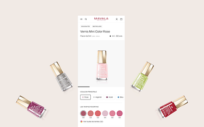 Mavala e-commerce website beauty cosmetics e commerce ecommerce make up markeup nails