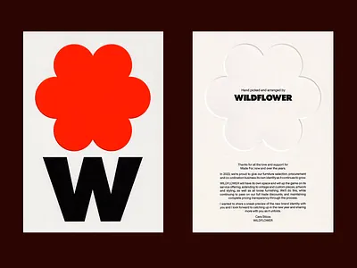 WILDFLOWER: Brand Identity & Letterhead bold bold letters brand identity branding colorful creative design floral flower flower symbol graphic design headletter logo logotype symbol typo typographic design typography wildflower