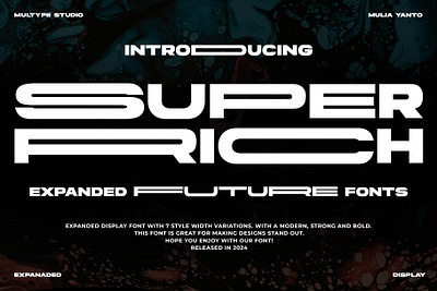 Super Rich Expanded Font By Multype Studio extendedfonts