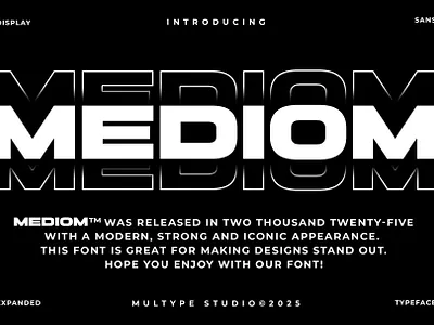 Mediom Extended Font By Multype Studio extendedfonts