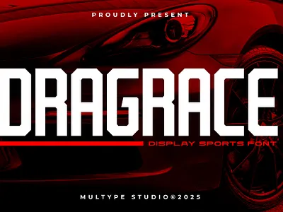 Dragrace Sports Font By Multype Studio fontspace